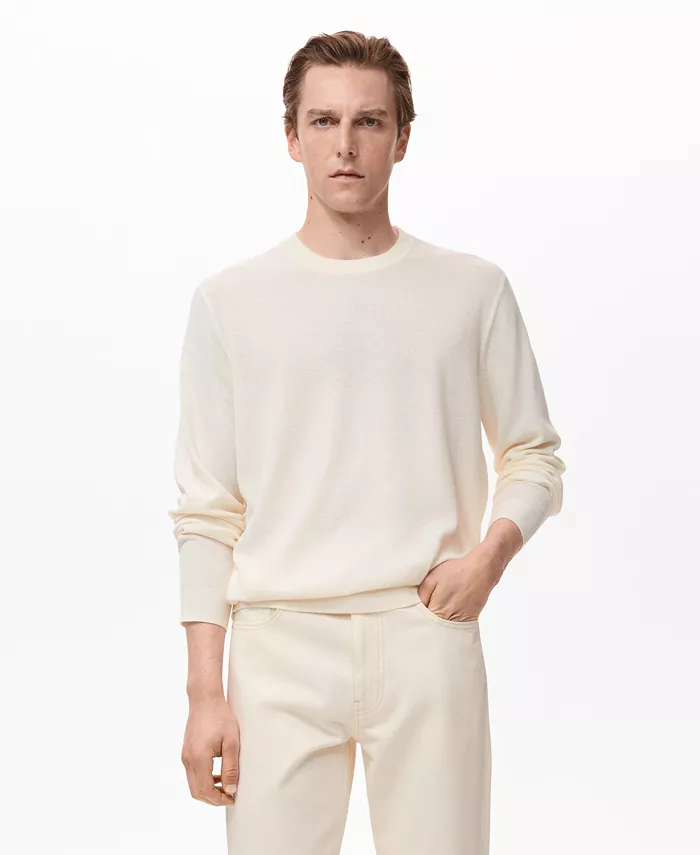 Мужской свитер из тонкой пряжи Mango, загар/бежевый
Мужской свитер из тонкой пряжи Mango, загар/бежевый