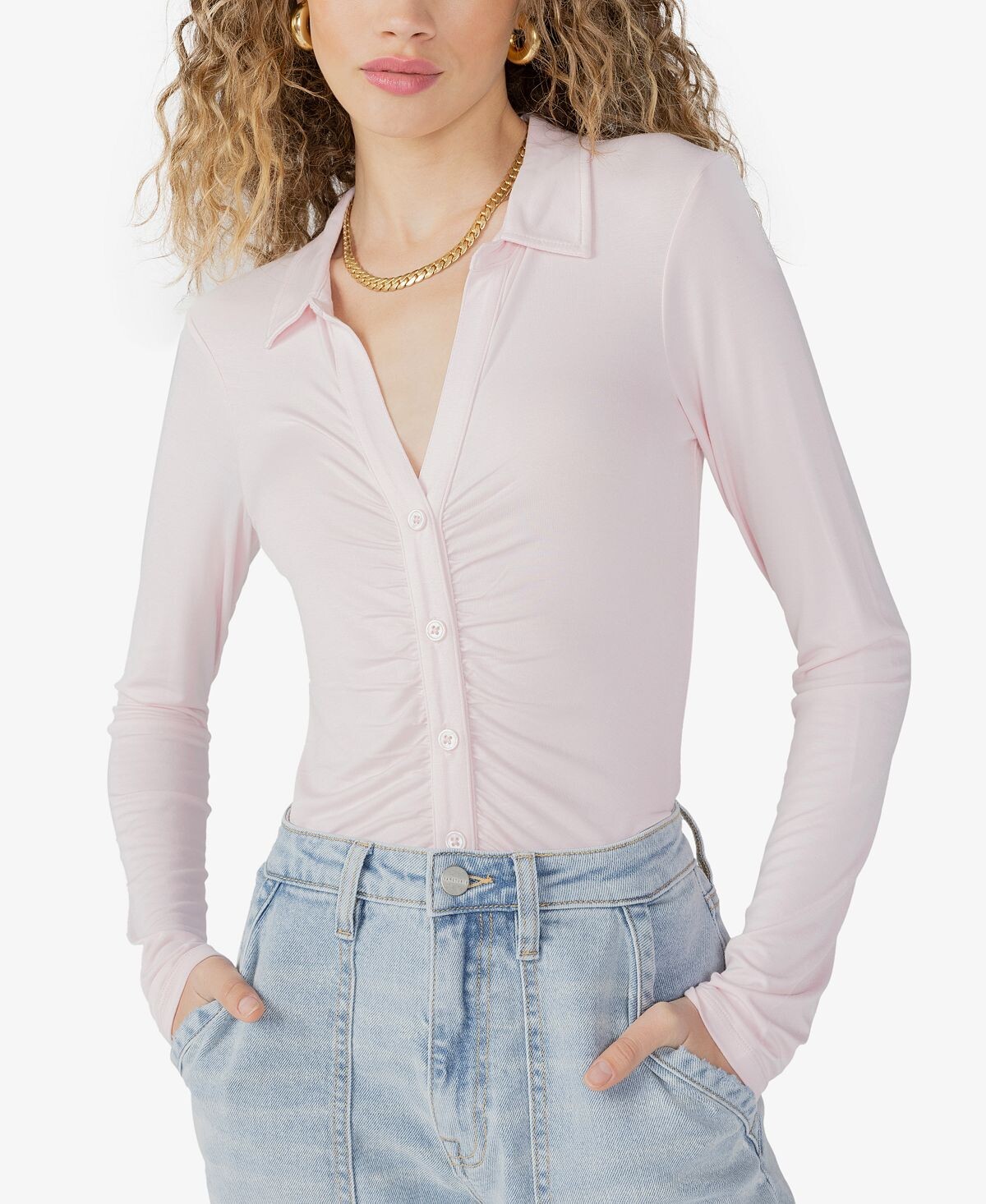 Рубашка «Девушка мечты» со рюшами Sanctuary, розовый
Рубашка «Девушка мечты» со рюшами Sanctuary, розовый