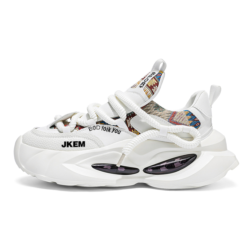 JKEM Амортизирующие противоскользящие и износостойкие кроссовки мужские низкие массивные White Khaki, цвет White Khaki
JKEM Амортизирующие противоскользящие и износостойкие кроссовки мужские низкие массивные White Khaki, цвет White Khaki