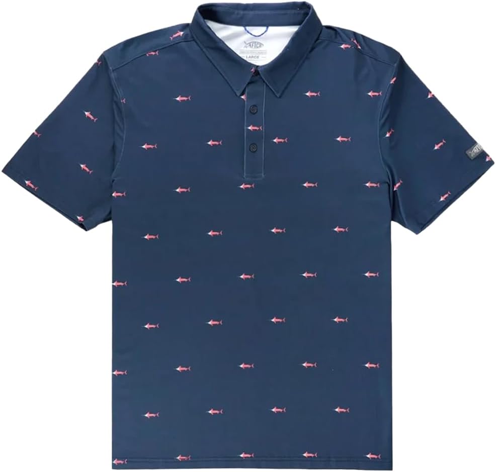 Футболка-поло AFCO M64225 Cypress с принтом Aftco, темно-синий
Футболка-поло AFCO M64225 Cypress с принтом Aftco, темно-синий