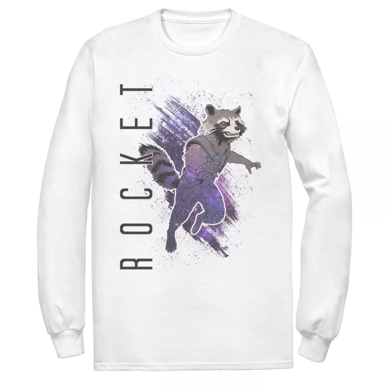 Мужская раскрашенная футболка с длинными рукавами Avengers Rocket Galaxy Marvel
Мужская раскрашенная футболка с длинными рукавами Avengers Rocket Galaxy Marvel