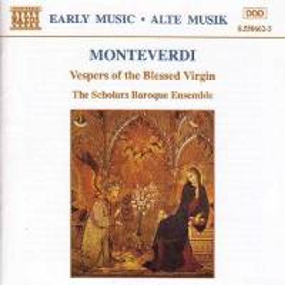 Диск CD Monteverdi :Vespro Della Beata Vergene - Claudio Monteverdi, Terence Charlston, The Scholars Baroque Ensemble
Диск CD Monteverdi :Vespro Della Beata Vergene - Claudio Monteverdi, Terence Charlston, The Scholars Baroque Ensemble