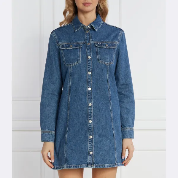 Aline ls джинсовое платье Tommy Hilfiger, синий
Aline ls джинсовое платье Tommy Hilfiger, синий