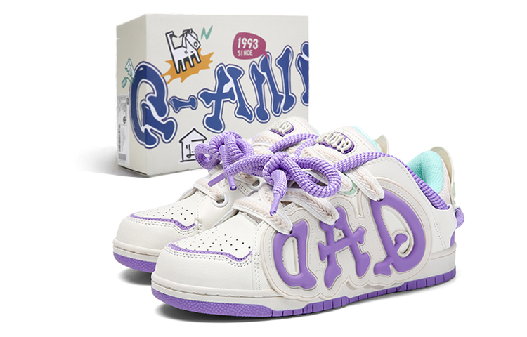 Q-AND Юнисекс скейтерские кеды Swag в цвете молочный коктейль/свежий фиолетовый, цвет Milkshake Yellow/Fresh Look Purple 
Q-AND Юнисекс скейтерские кеды Swag в цвете молочный коктейль/свежий фиолетовый, цвет Milkshake Yellow/Fresh Look Purple