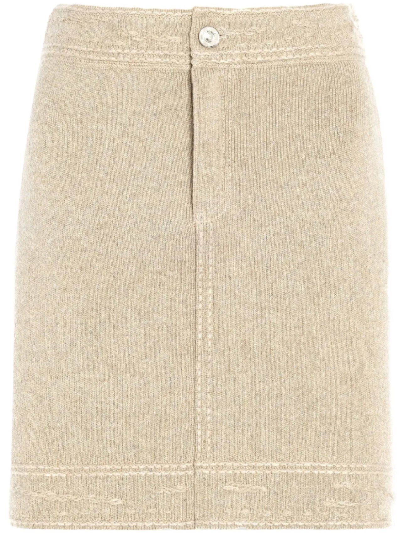 Юбка из денима в стиле пэчворк от Barrie, нейтральный
Юбка из денима в стиле пэчворк от Barrie, нейтральный