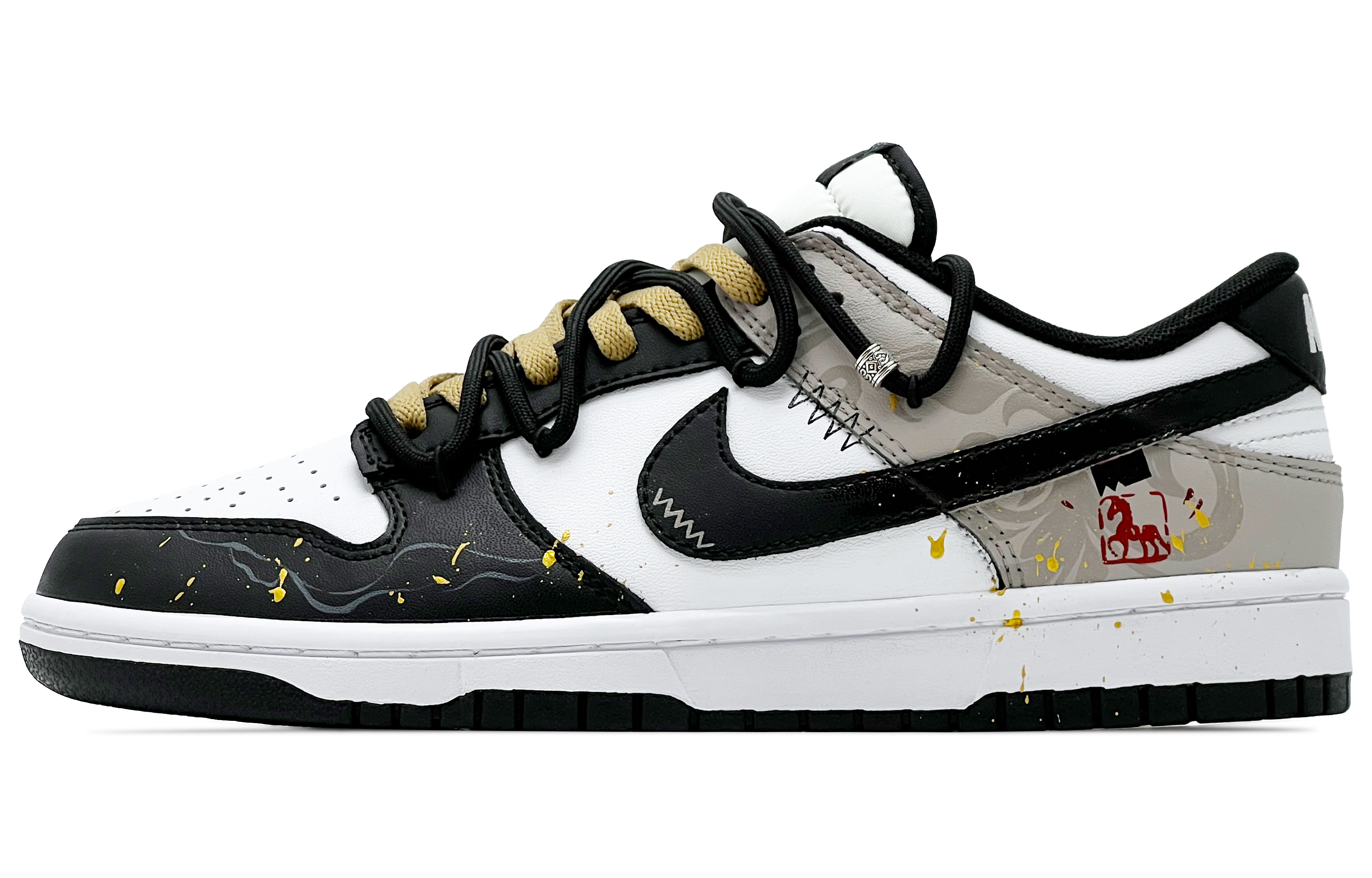 Nike Кроссовки для скейтбординга Dunk Abrasion Resistant низкие унисекс черные белые коричневые
Nike Кроссовки для скейтбординга Dunk Abrasion Resistant низкие унисекс черные белые коричневые