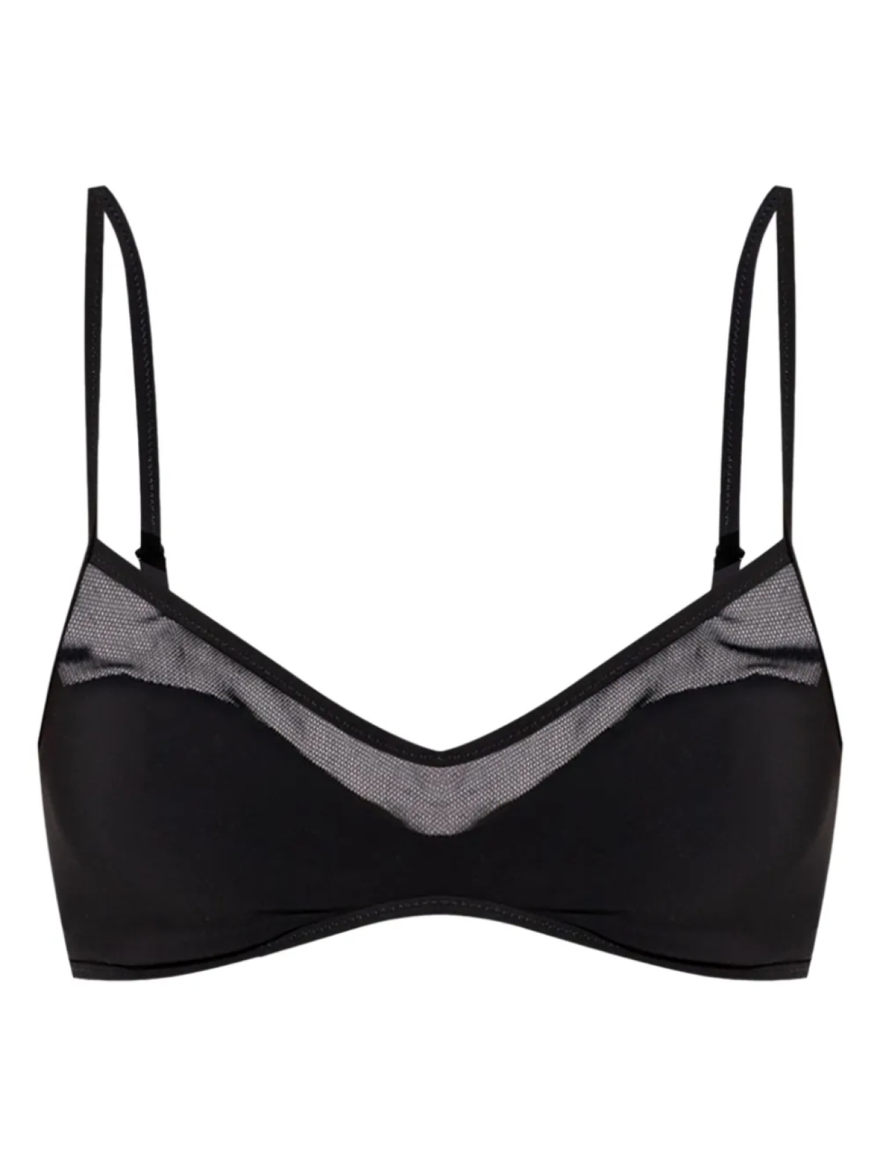 Прозрачный верх бикини Tory Burch, черный
Прозрачный верх бикини Tory Burch, черный