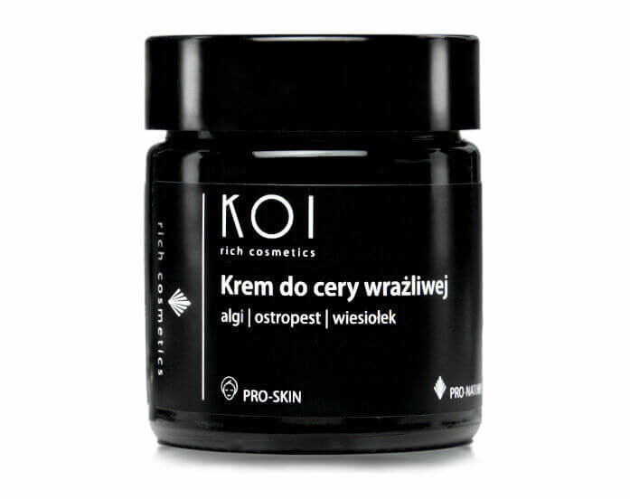 КОИ, Крем для чувствительной кожи с водорослями и примулой вечерней Koi Cosmetics
КОИ, Крем для чувствительной кожи с водорослями и примулой вечерней Koi Cosmetics