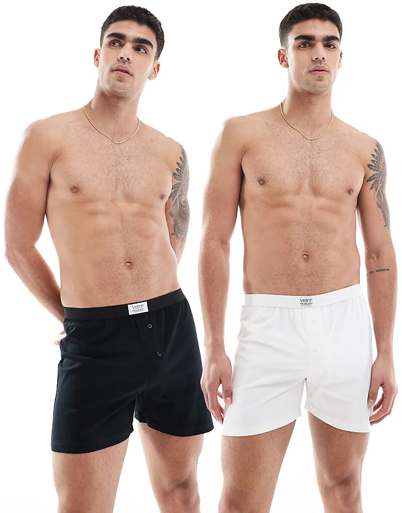 Комплект из двух трикотажных боксеров ASOS DESIGN с тканым поясом в разноцветной отделке
Комплект из двух трикотажных боксеров ASOS DESIGN с тканым поясом в разноцветной отделке