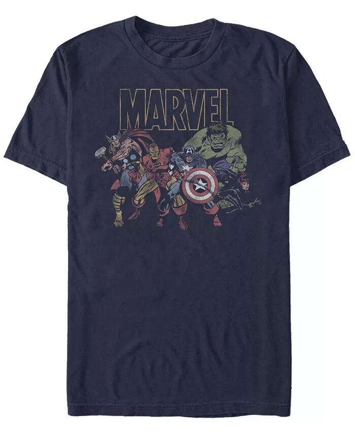 Мужская футболка Marvel Group с коротким рукавом и круглым вырезом Fifth Sun, синий
Мужская футболка Marvel Group с коротким рукавом и круглым вырезом Fifth Sun, синий