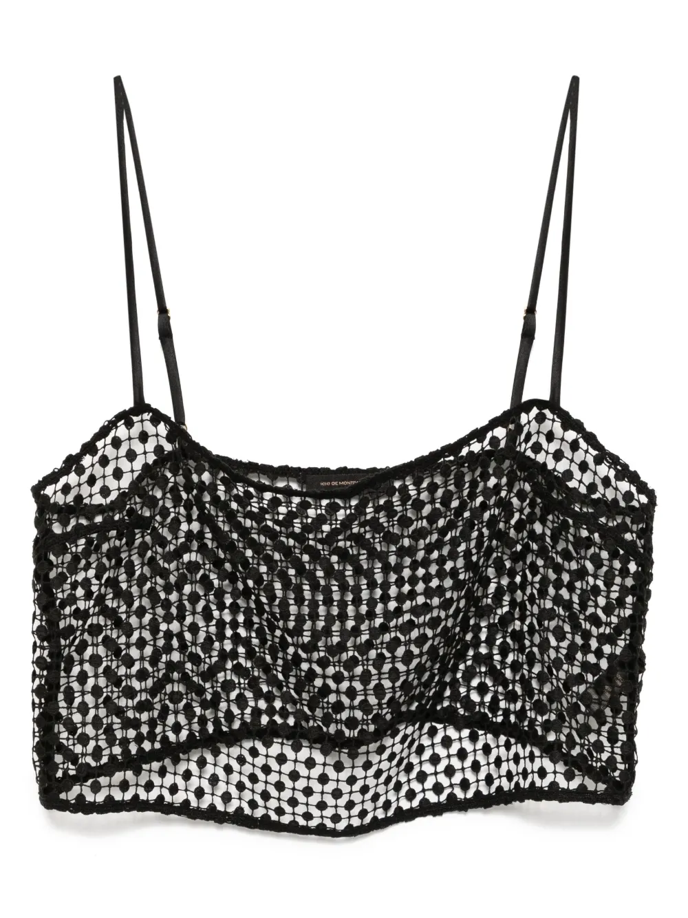Ажурный топ-бандо Kiki de Montparnasse, черный
Ажурный топ-бандо Kiki de Montparnasse, черный