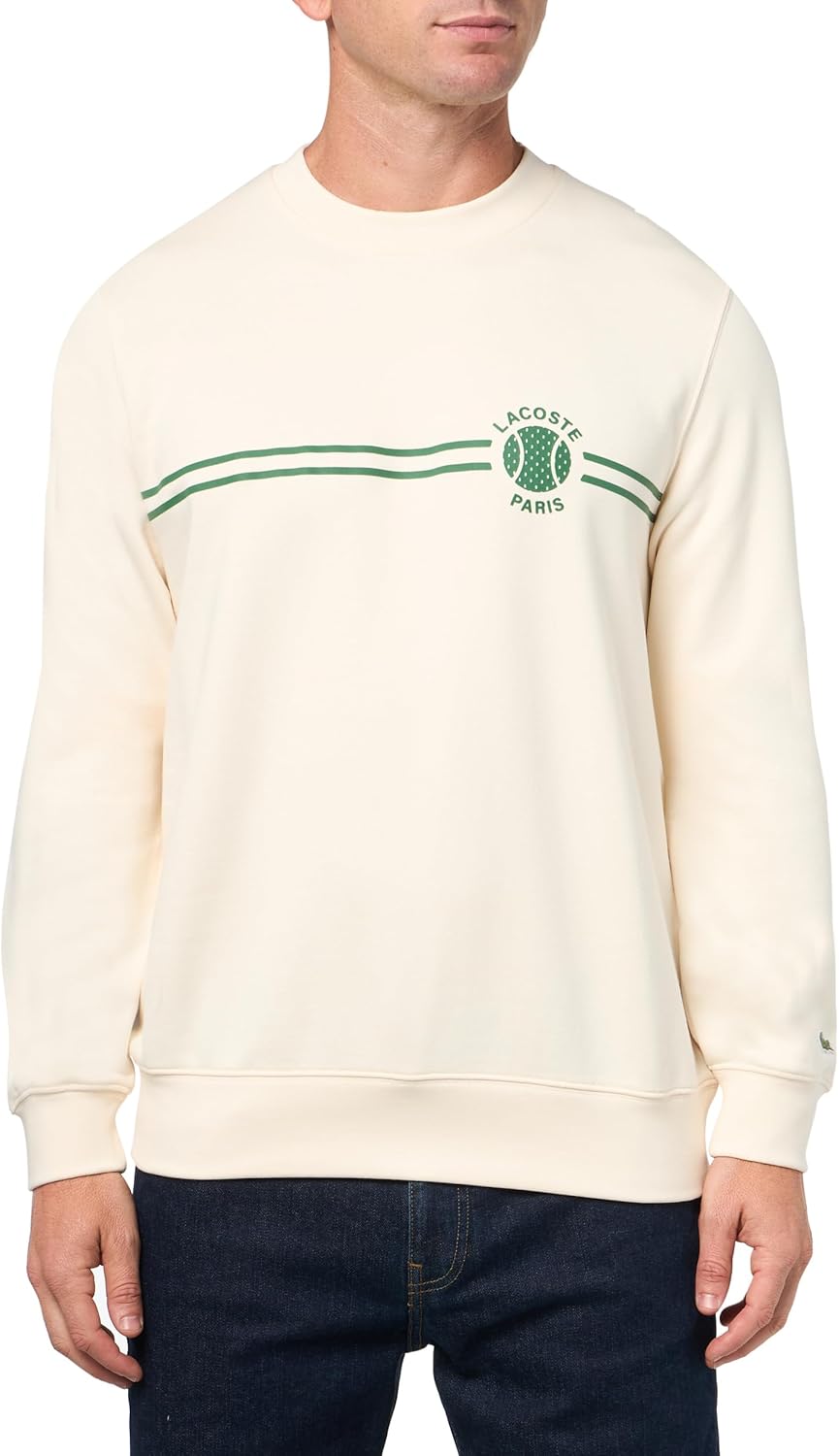 Lacoste мужской свитшот с круглым вырезом и принтом, Off-White, Белый, Lacoste мужской свитшот с круглым вырезом и принтом, Off-White
Lacoste мужской свитшот с круглым вырезом и принтом, Off-White, Белый, Lacoste мужской свитшот с круглым вырезом и принтом, Off-White