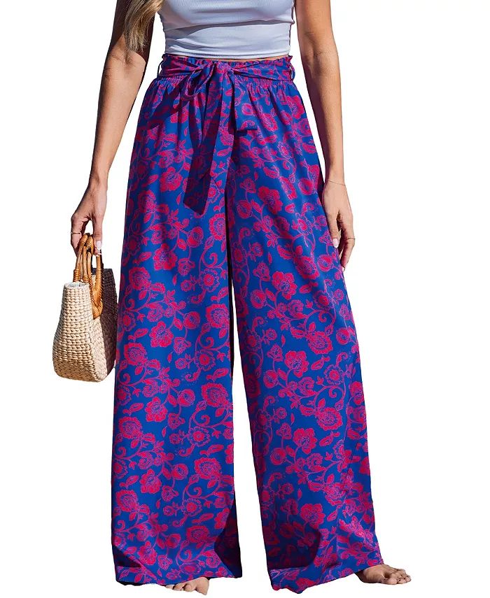 Женские брюки-парео Celestial Waves с цветочным принтом Cupshe, фиолетовый
Женские брюки-парео Celestial Waves с цветочным принтом Cupshe, фиолетовый