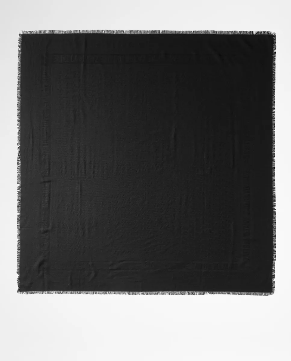 Черный жаккардовый женский шарф Glenn ZV Initiale Zadig & Voltaire, черный
Черный жаккардовый женский шарф Glenn ZV Initiale Zadig & Voltaire, черный