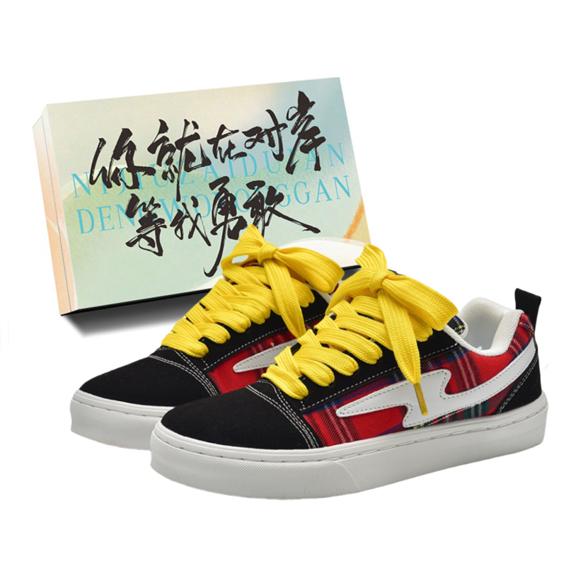 JimiXiong Низкие скейтерские кроссовки унисекс Scottish Red с желтыми шнурками и коробкой, цвет Scottish Red (Yellow Shoelaces)+Shoe Box
JimiXiong Низкие скейтерские кроссовки унисекс Scottish Red с желтыми шнурками и коробкой, цвет Scottish Red (Yellow Shoelaces)+Shoe Box