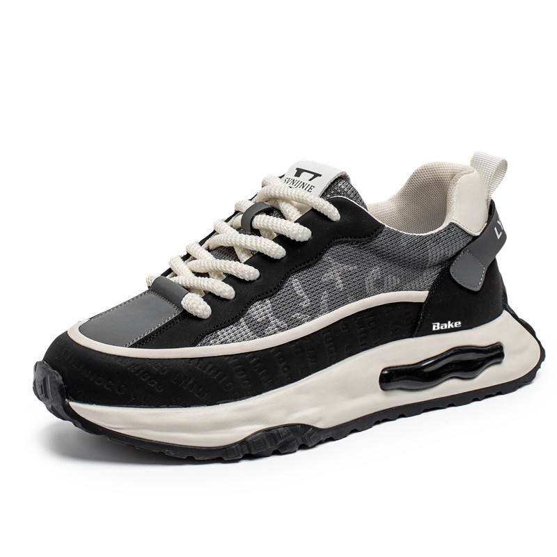 Износостойкие дышащие низкие повседневные туфли для мужчин BAKE, Black
Износостойкие дышащие низкие повседневные туфли для мужчин BAKE, Black
