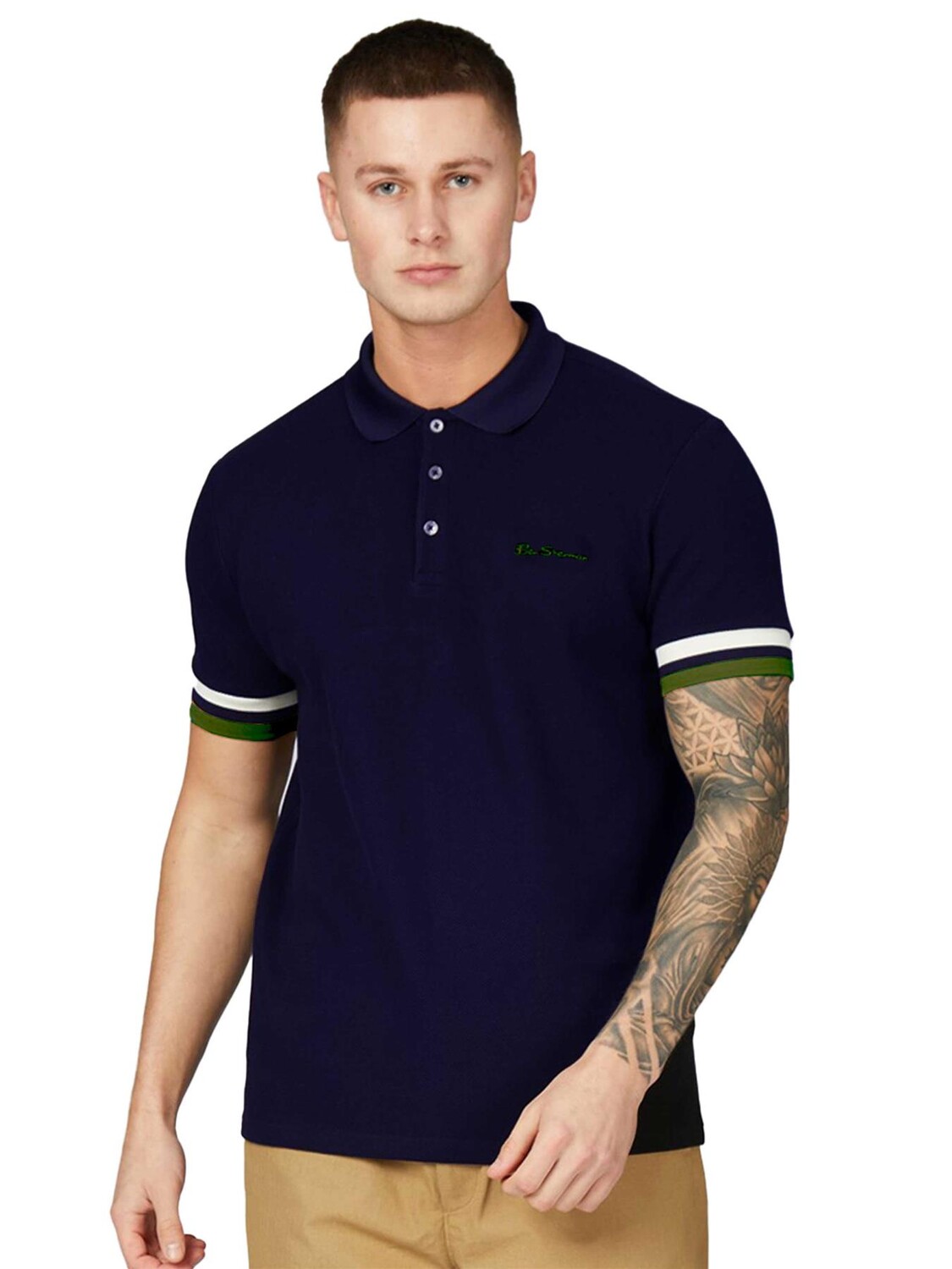 Структурированная рубашка-поло Ben Sherman, синий
Структурированная рубашка-поло Ben Sherman, синий