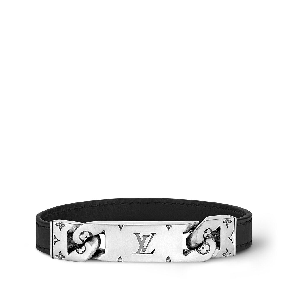 Браслет с монограммой Louis Vuitton, черный 
Браслет с монограммой Louis Vuitton, черный