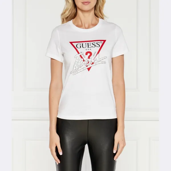 Футболка стандартного кроя Guess, белый
Футболка стандартного кроя Guess, белый
