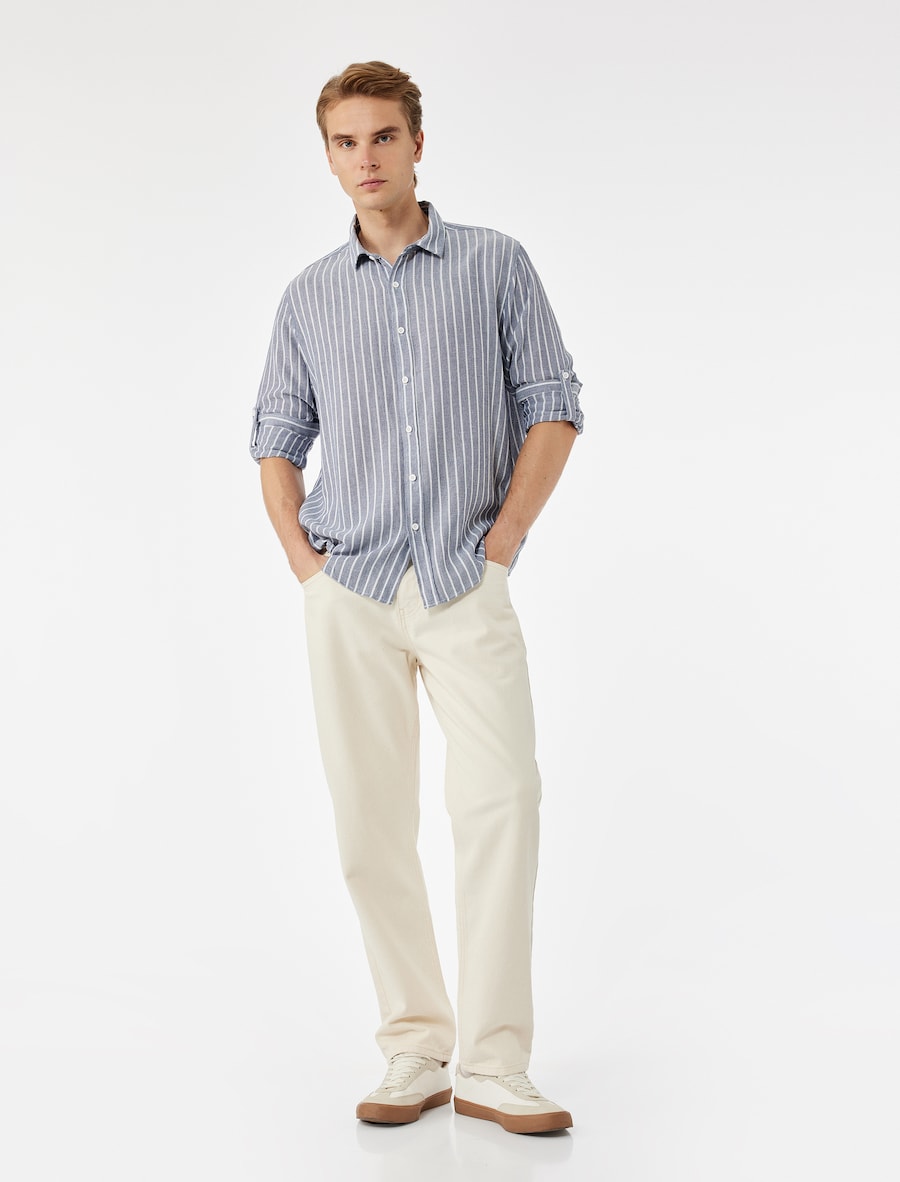 Рубашка на пуговицах классического кроя Koton, Opal
Рубашка на пуговицах классического кроя Koton, Opal