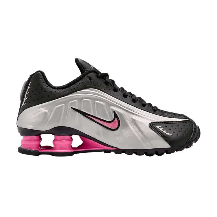 Кроссовки Nike Shox R4 GS 'Black Metallic Silver Pinksicle'
Кроссовки Nike Shox R4 GS 'Black Metallic Silver Pinksicle'