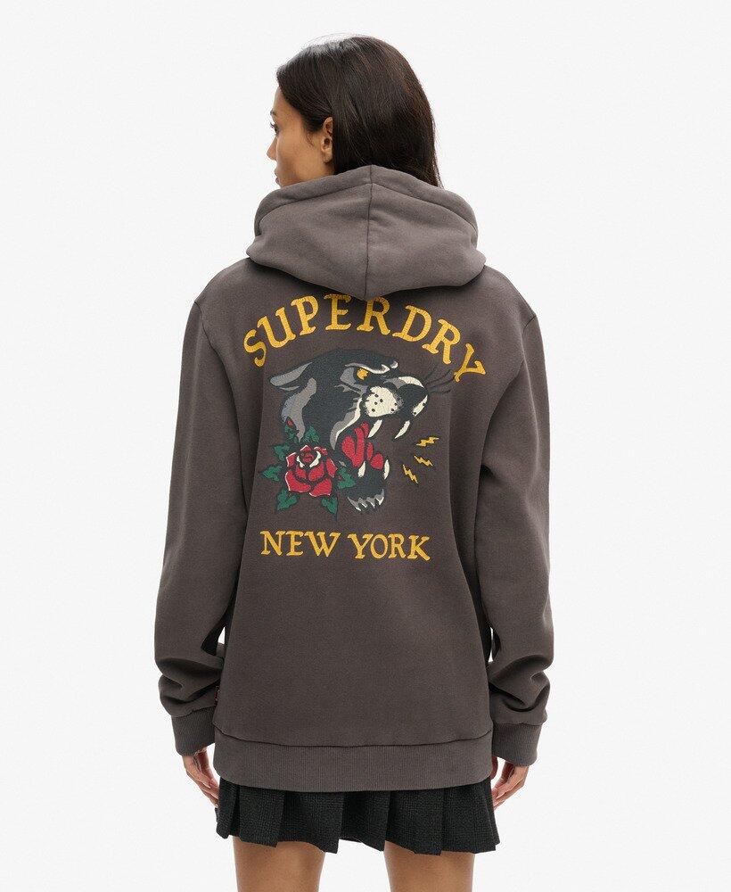 SUPERDRY Свободная толстовка с капюшоном и татуировкой на спине
SUPERDRY Свободная толстовка с капюшоном и татуировкой на спине