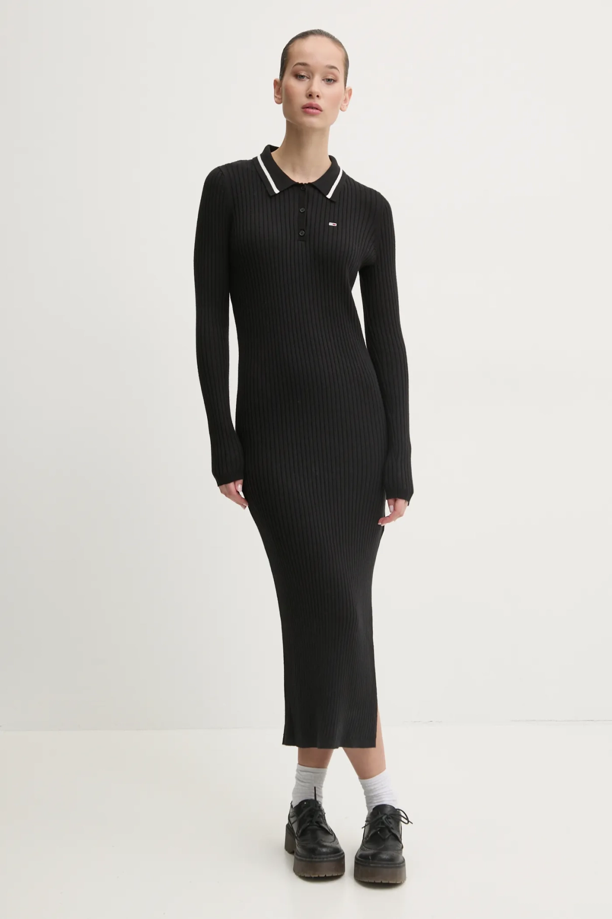 Платье с добавлением шерсти Tommy Jeans, черный
Платье с добавлением шерсти Tommy Jeans, черный