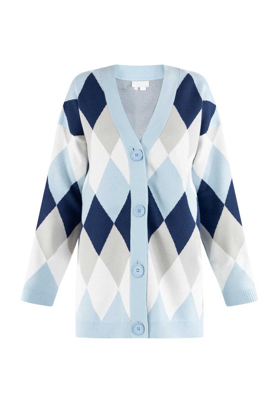 Вязаный кардиган RISA Knit Cardigan, цвет marine blue/light blue 
Вязаный кардиган RISA Knit Cardigan, цвет marine blue/light blue