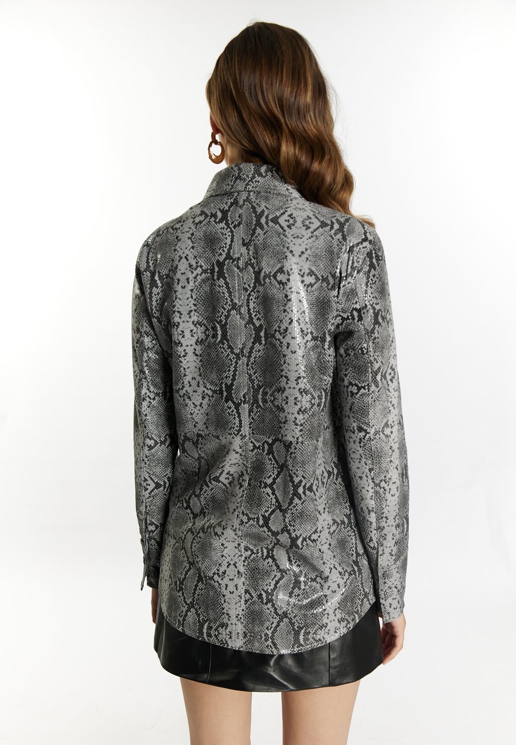 Блузка на пуговицах faina, серый
Блузка на пуговицах faina, серый