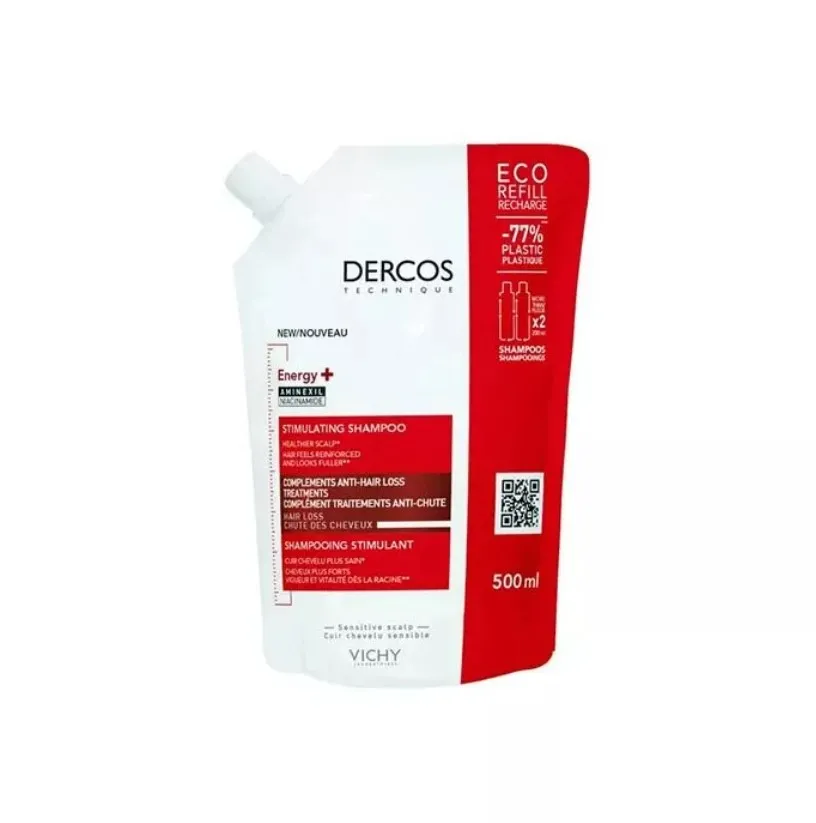 Vichy Dercos Eco Energizing Refill 500 мл шампунь против выпадения волос
Vichy Dercos Eco Energizing Refill 500 мл шампунь против выпадения волос