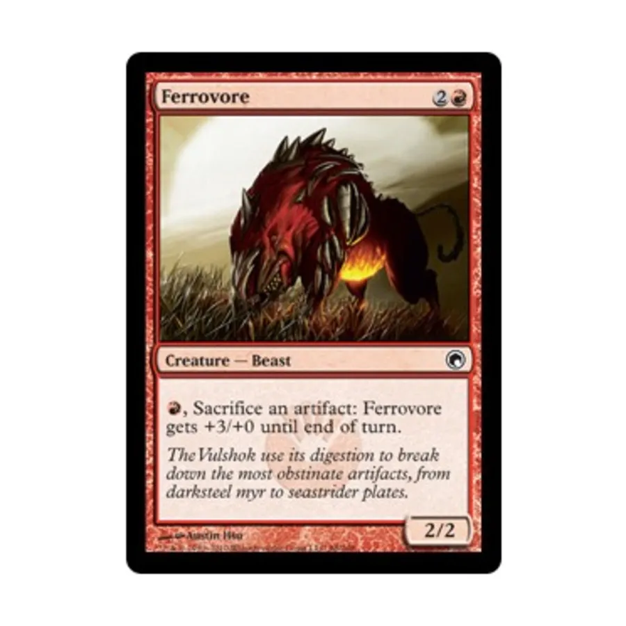 CCG Ферровор (C) (Фольга), MTG - Scars of Mirrodin
CCG Ферровор (C) (Фольга), MTG - Scars of Mirrodin