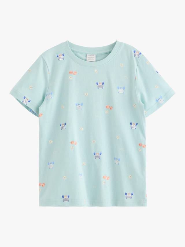 Детская футболка из чистого хлопка с круглым вырезом Lindex
Детская футболка из чистого хлопка с круглым вырезом Lindex