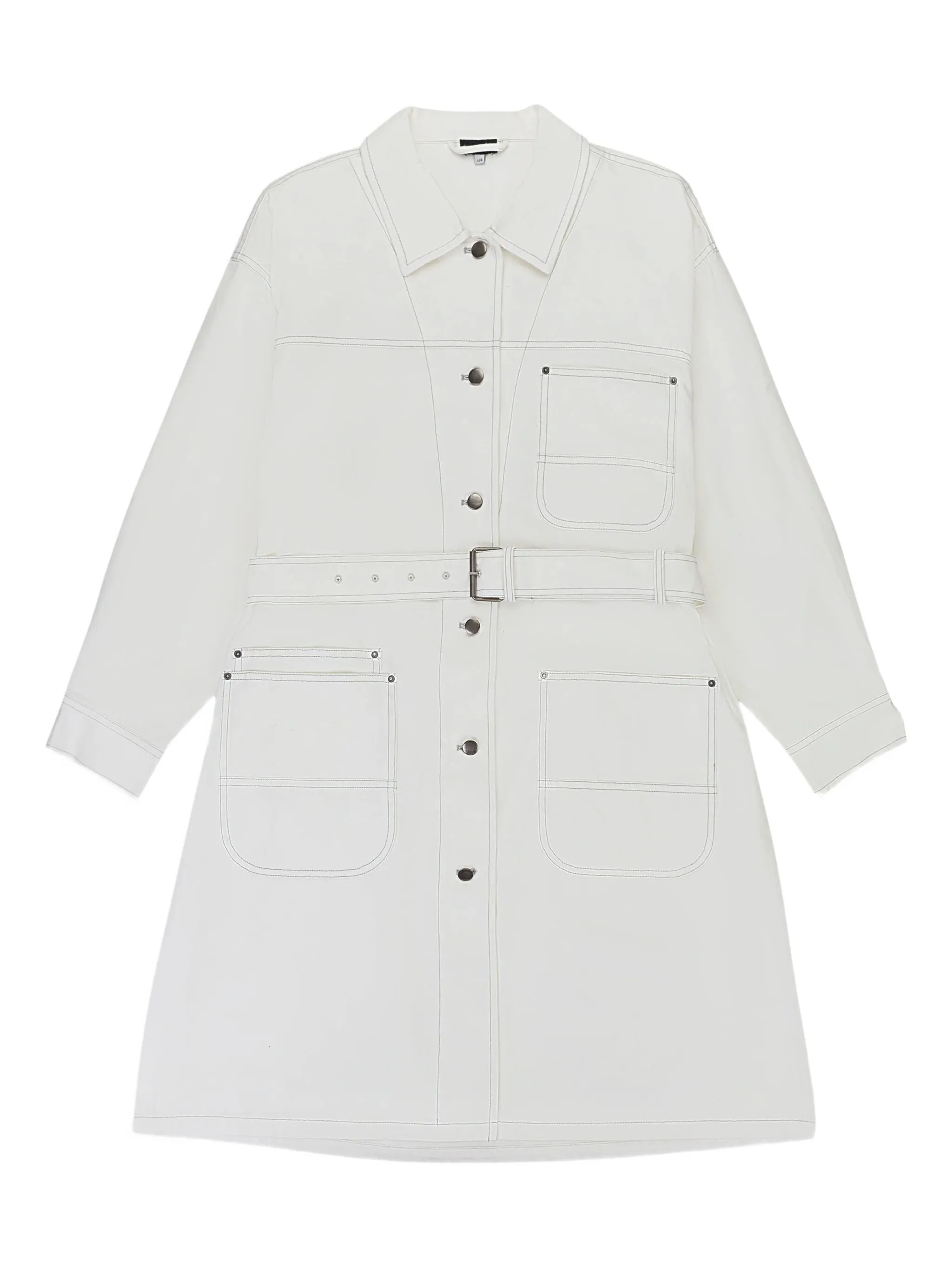 Джинсовый тренч Callipygian, белый
Джинсовый тренч Callipygian, белый