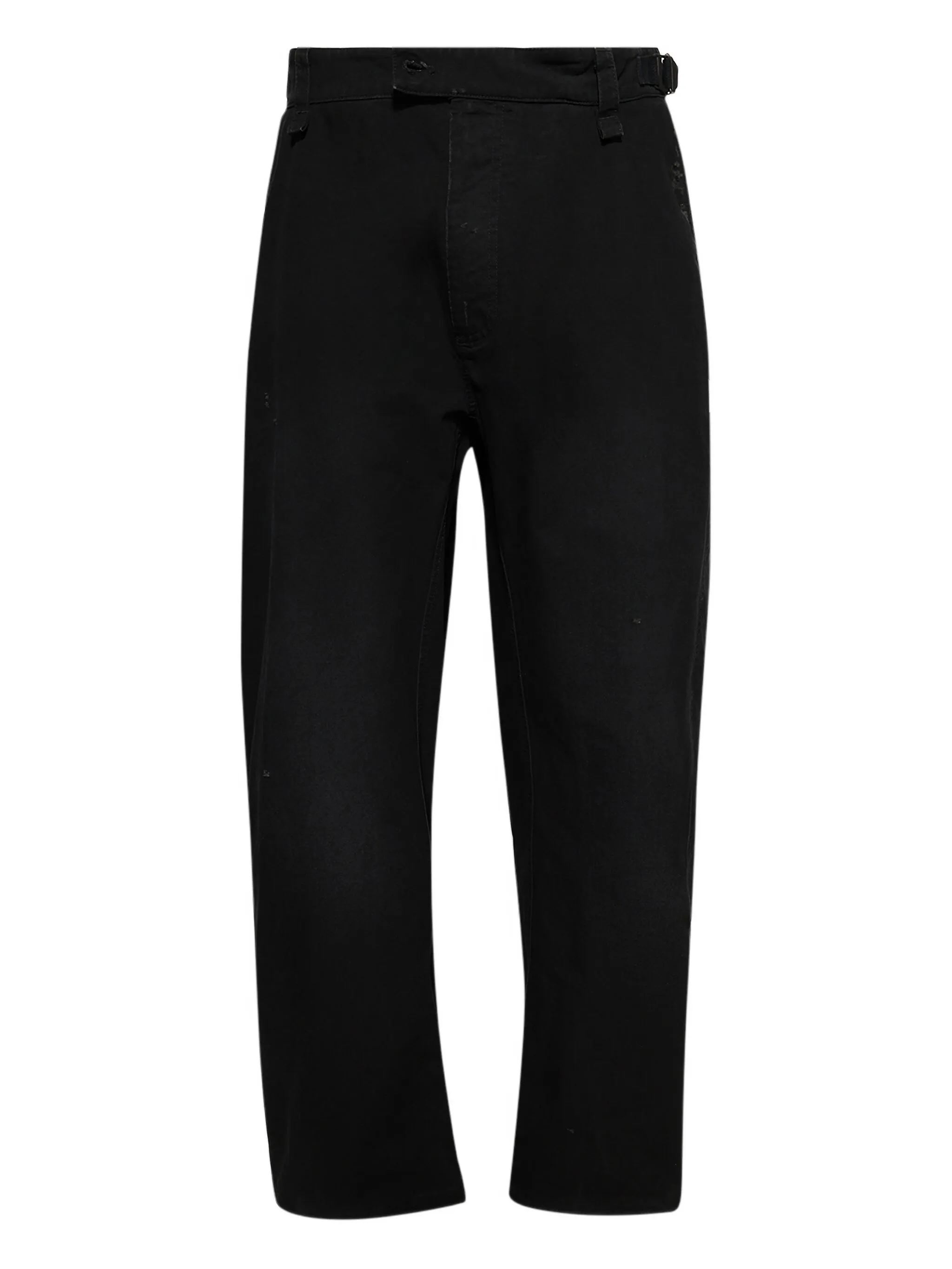 Брюки с низким шаговым швом и пряжкой Balenciaga, черный
Брюки с низким шаговым швом и пряжкой Balenciaga, черный