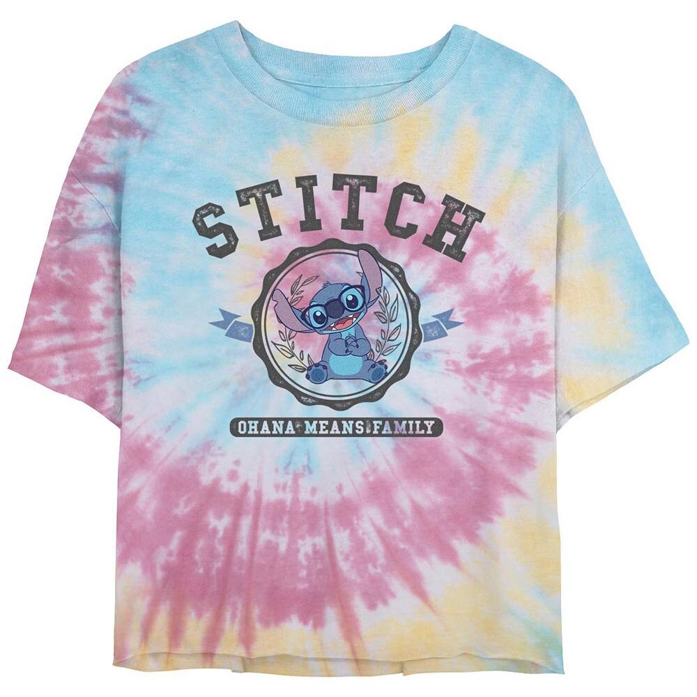 Укороченная футболка с рисунком Disney's Lilo & Stitch Collegiate Stitch Junior, цвет Blue Pink Light Yellow
Укороченная футболка с рисунком Disney's Lilo & Stitch Collegiate Stitch Junior, цвет Blue Pink Light Yellow