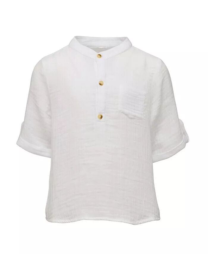 Рубашка Frankie White Resort для малышей и мальчиков Snapper Rock, белый
Рубашка Frankie White Resort для малышей и мальчиков Snapper Rock, белый