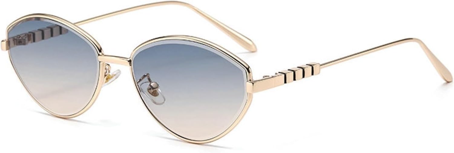 Willochra Модные безободковые солнцезащитные очки «кошачий глаз» с металлическим оправой, винтажные, маленькие овальные, для активного отдыха, с защитой от УФ-излучения UV400, для женщин и мужчин, C3
Willochra Модные безободковые солнцезащитные очки «кошачий глаз» с металлическим оправой, винтажные, маленькие овальные, для активного отдыха, с защитой от УФ-излучения UV400, для женщин и мужчин, C3