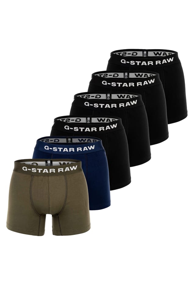 Боксеры упаковка из 6 пар - трусы-боксеры из хлопка-стрейч G-Star Raw, мультиколор
Боксеры упаковка из 6 пар - трусы-боксеры из хлопка-стрейч G-Star Raw, мультиколор