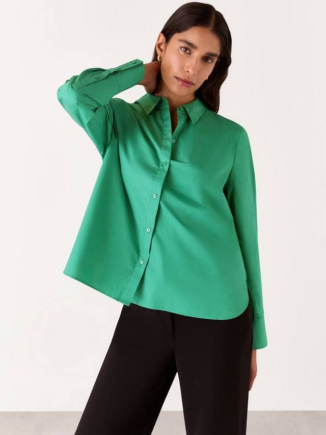 Хлопчатобумажная рубашка в клетку Whistles, зеленый
Хлопчатобумажная рубашка в клетку Whistles, зеленый