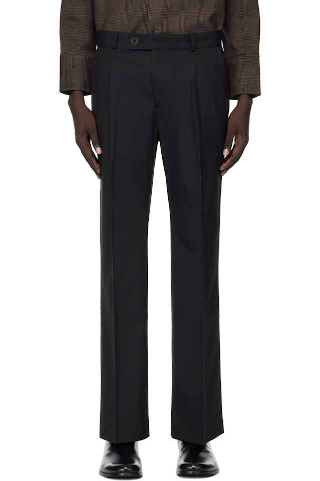 Брюки прямого кроя со складками Ernest W. Baker, черный
Брюки прямого кроя со складками Ernest W. Baker, черный