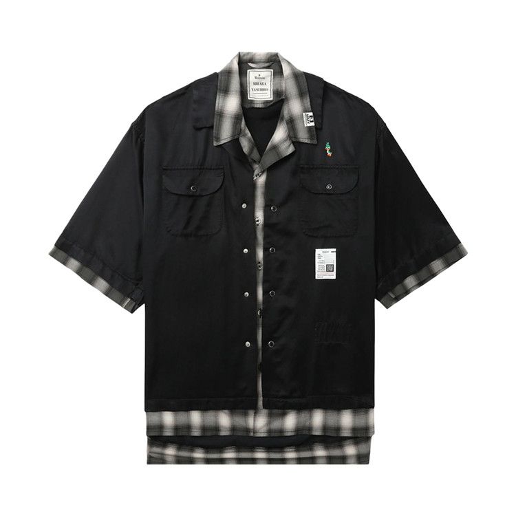 Рубашка Maison Mihara Yasuhiro Double Layered Short-Sleeve Shirt, Black
Рубашка Maison Mihara Yasuhiro Double Layered Short-Sleeve Shirt, Black