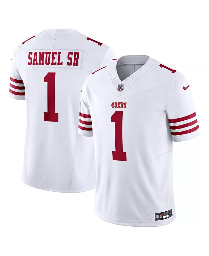Мужская альтернативная ограниченная джерси San Francisco 49ers Deebo Samuel Sr Vapor F.U.S.E Nike, белый
Мужская альтернативная ограниченная джерси San Francisco 49ers Deebo Samuel Sr Vapor F.U.S.E Nike, белый