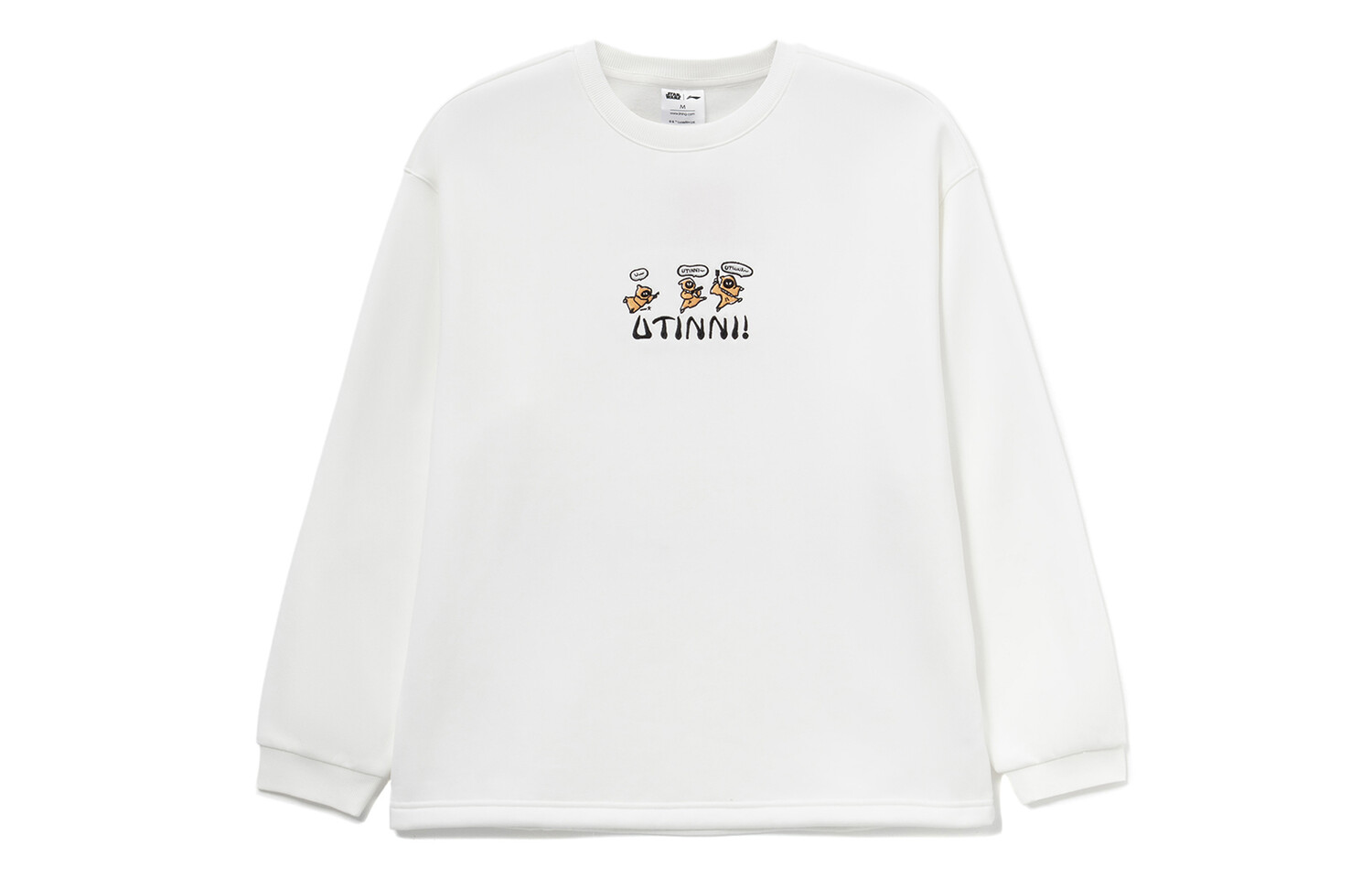 Женская толстовка Disney молочно-белого цвета Lining
Женская толстовка Disney молочно-белого цвета Lining