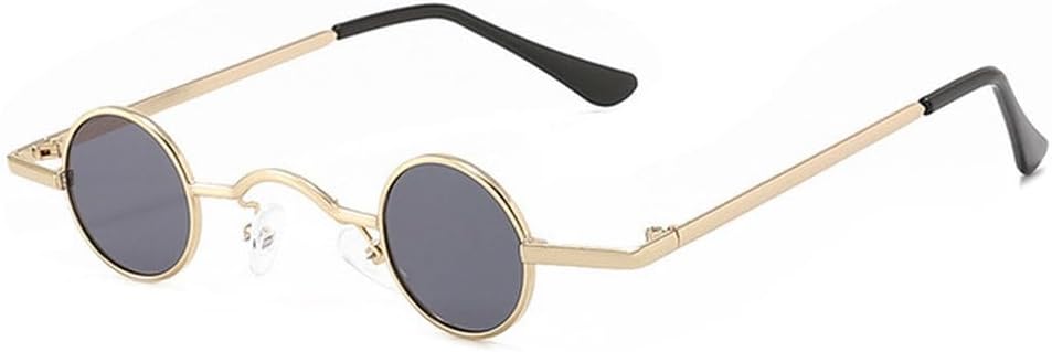 Винтажные круглые солнцезащитные очки для мужчин, роскошные, в маленькой металлической оправе, женские, в стиле ретро, модные очки с защитой от УФ-излучения UV400 HHZZYVY, Gold-black
Винтажные круглые солнцезащитные очки для мужчин, роскошные, в маленькой металлической оправе, женские, в стиле ретро, модные очки с защитой от УФ-излучения UV400 HHZZYVY, Gold-black