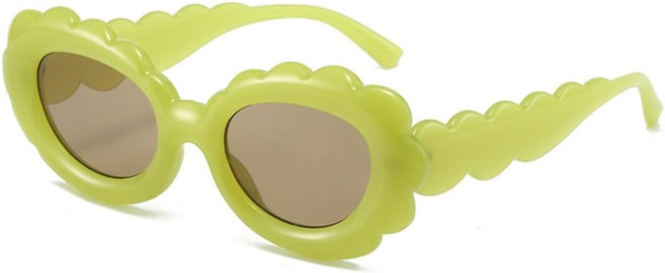 2027 Модные женские солнцезащитные очки с цветочным рисунком, овальные, в стиле панк, зеркальные, популярные, конфетные оттенки, защита от УФ-излучения UV400 MTZJH, C4green
2027 Модные женские солнцезащитные очки с цветочным рисунком, овальные, в стиле панк, зеркальные, популярные, конфетные оттенки, защита от УФ-излучения UV400 MTZJH, C4green