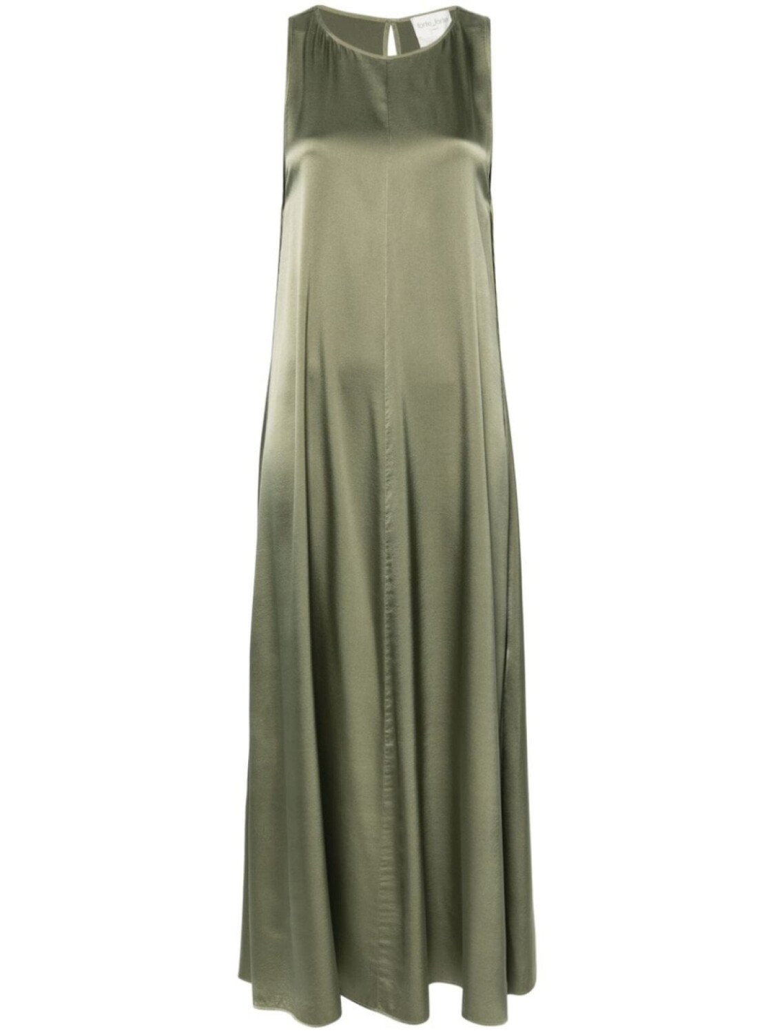 Forte Forte атласное платье макси без рукавов, зеленый
Forte Forte атласное платье макси без рукавов, зеленый