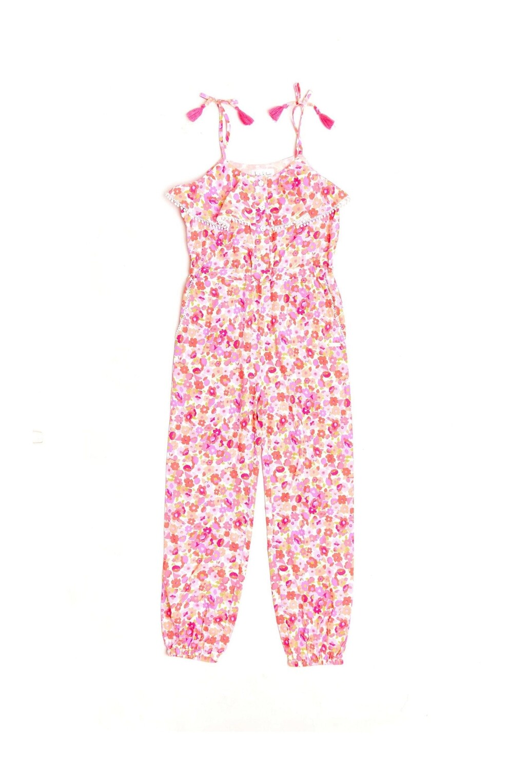 Розовый короткий комбинезон из хлопка Nicole Miller, розовый 
Розовый короткий комбинезон из хлопка Nicole Miller, розовый