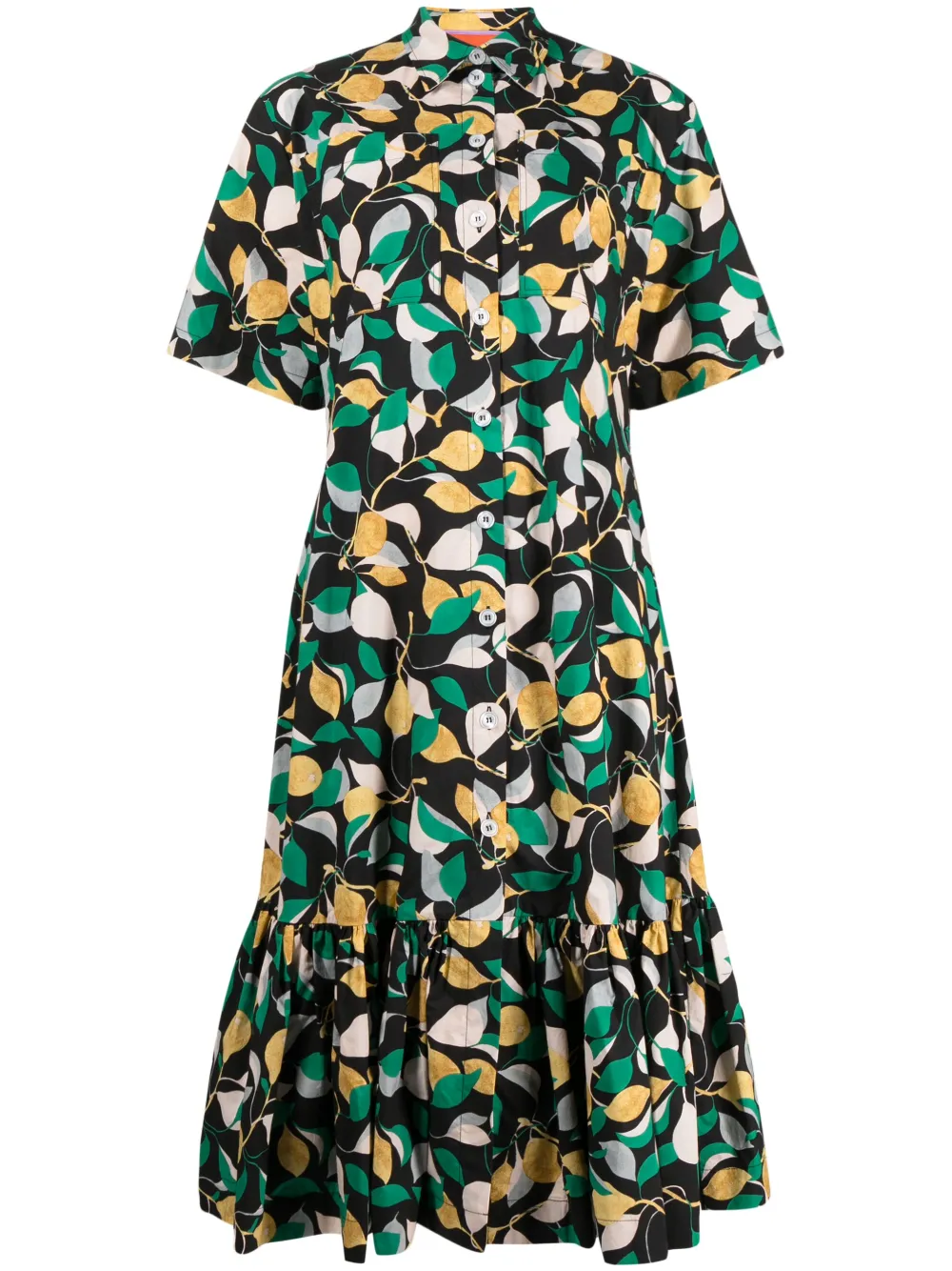 Платье-рубашка миди с принтом La DoubleJ, черный
Платье-рубашка миди с принтом La DoubleJ, черный