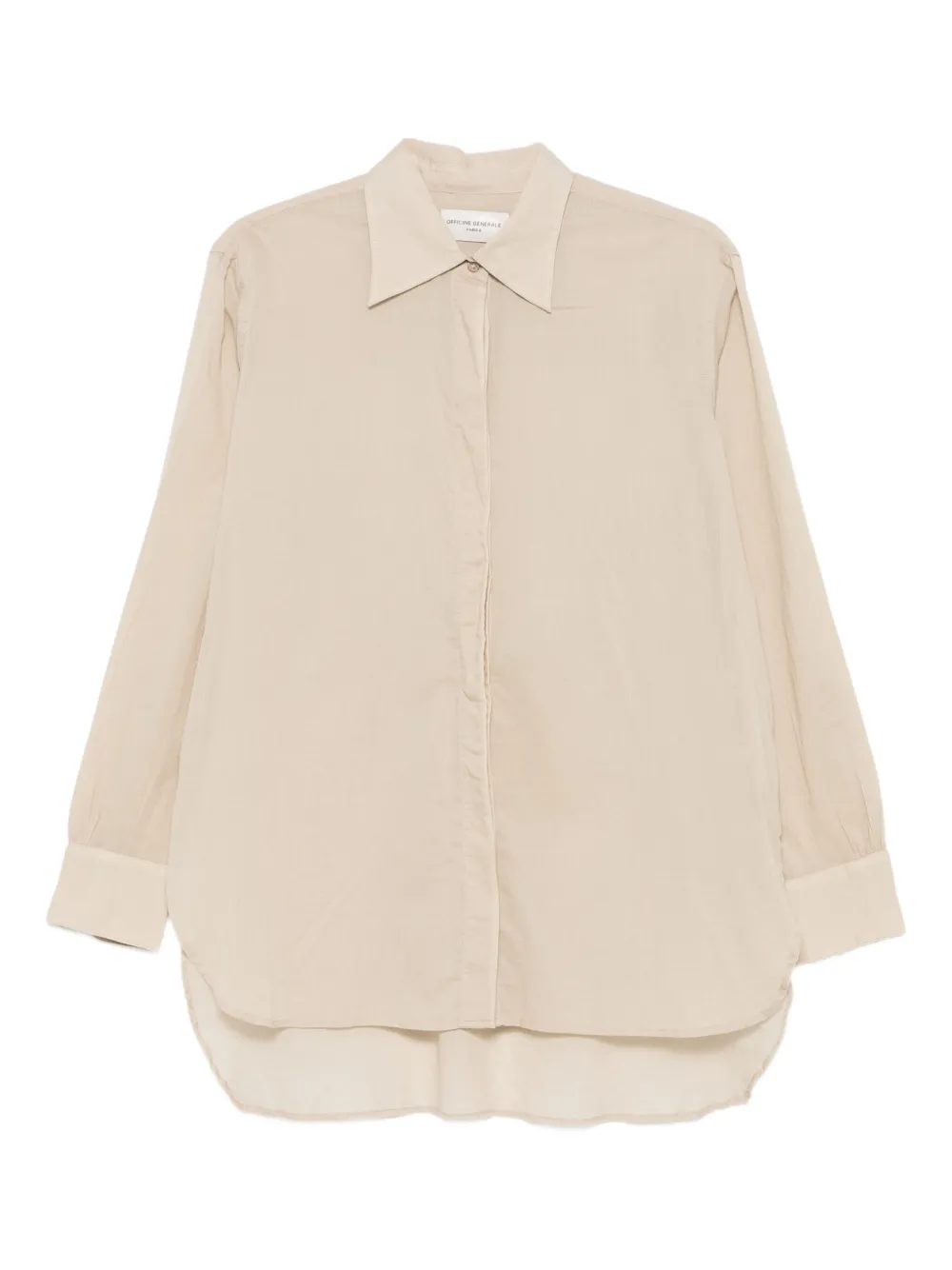 Рубашка Augustine на пуговицах Officine Generale, бежевый
Рубашка Augustine на пуговицах Officine Generale, бежевый