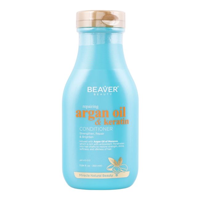 Красота и здоровье волос с кондиционером на основе арганового масла и кератина Beaver, 350 мл 
Красота и здоровье волос с кондиционером на основе арганового масла и кератина Beaver, 350 мл
